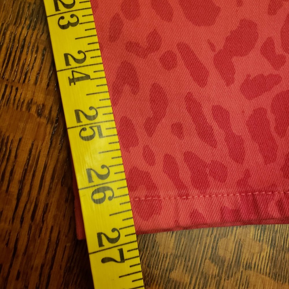 Joe's The High Water Red Leopard Jeans - Picture 13 of 14